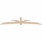 Ekena Millwork Davenport Smooth Timber Gable Bracket, Douglas Fir, 108"W x 27"H x 1 1/2"D x 3 1/2"F, 6/12 Pitch GBW108X27X0204DAV00SDF - alternate 2